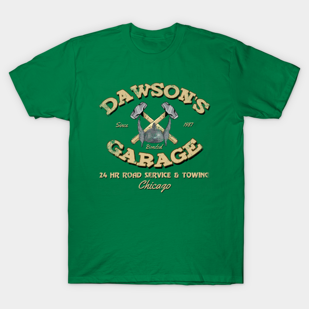 Dawson's Garage, distressed Adventures In Babysitting TShirt TeePublic